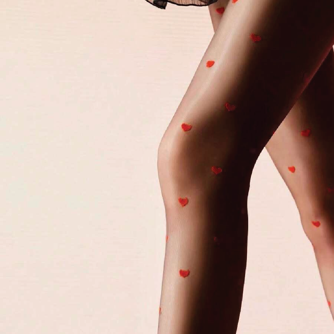 1 pair Heart Pattern women's Socks