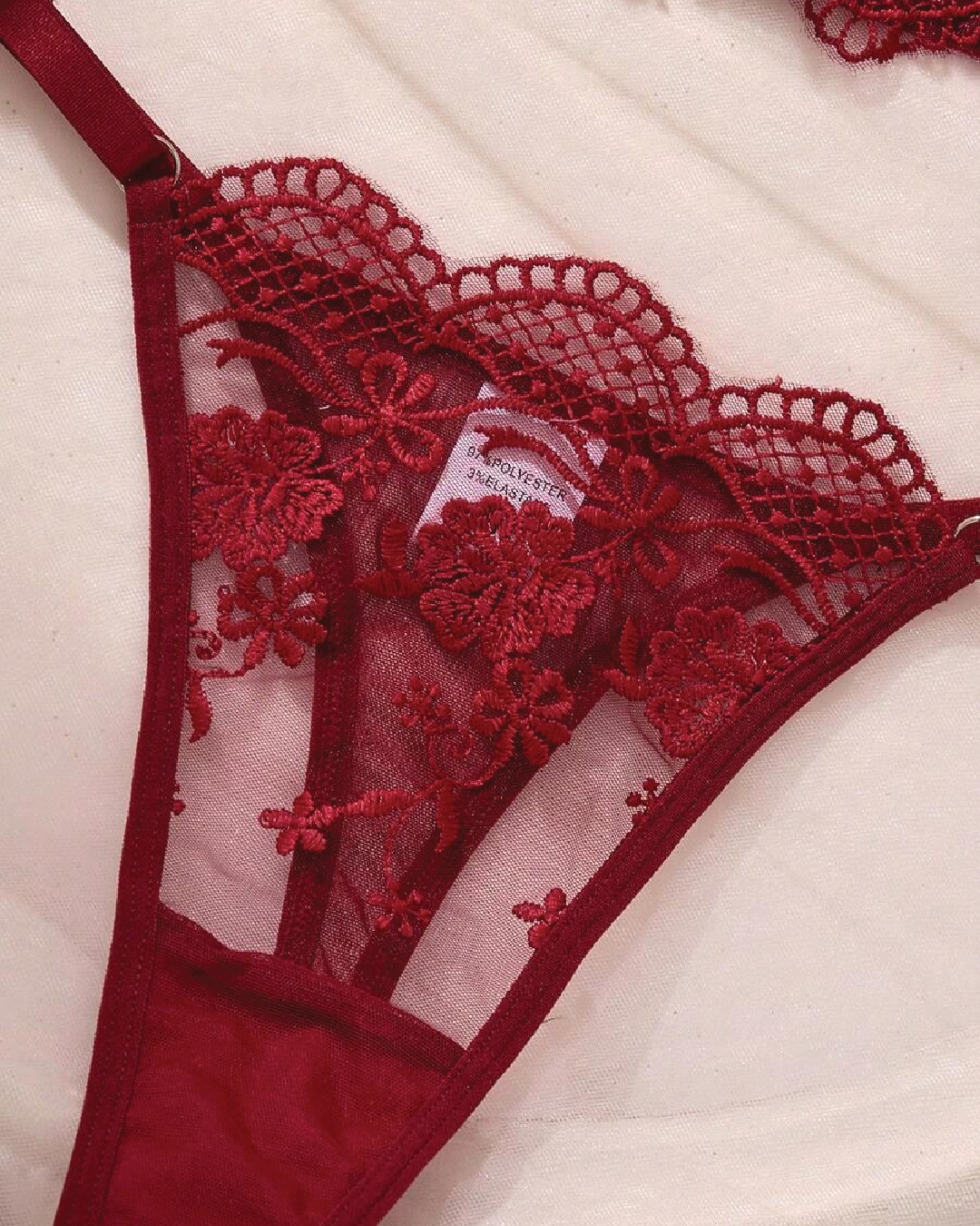 Romantic Long Style Lingerie Bra & Panty Set