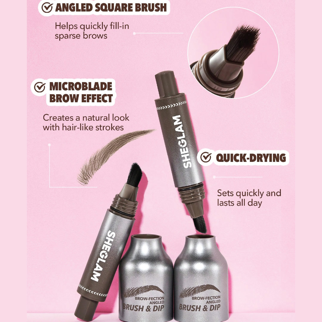 Brow-Fection Angled Brush & Dip