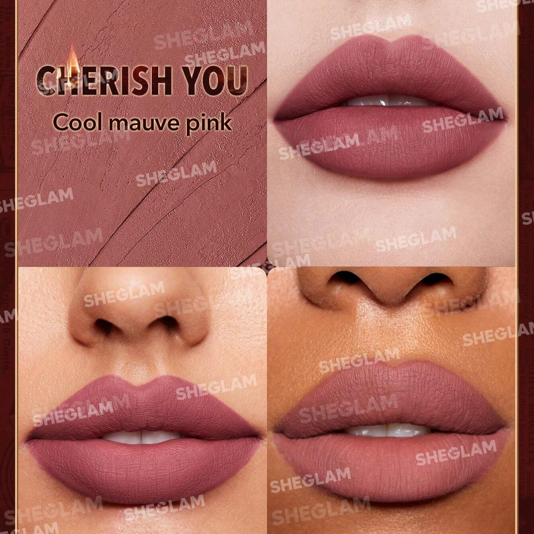 Dynamatte Boom Long-Lasting Matte Lipstick (Ember Rose Ver.)