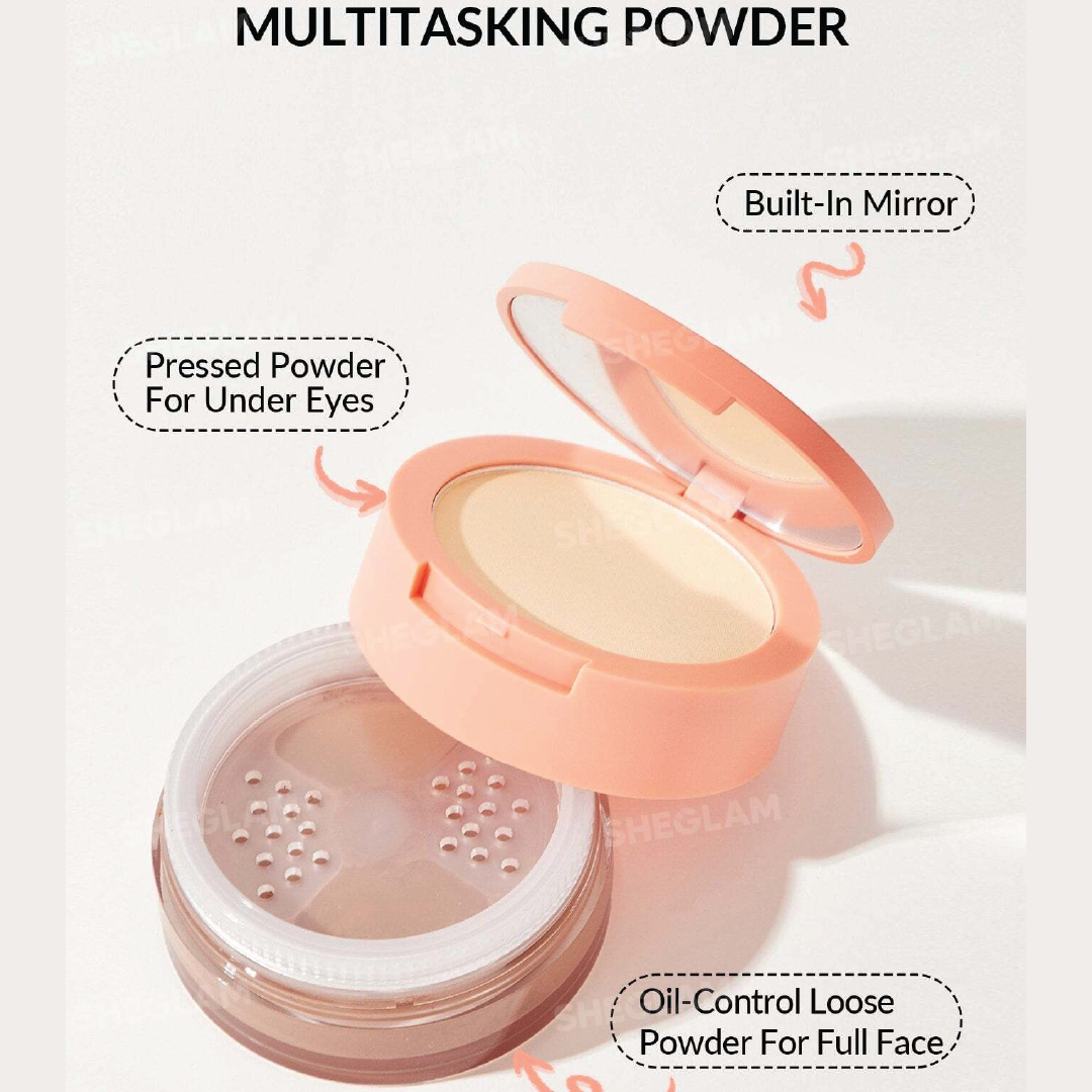 Insta-Ready Face & Under Eye Setting Powder Duo