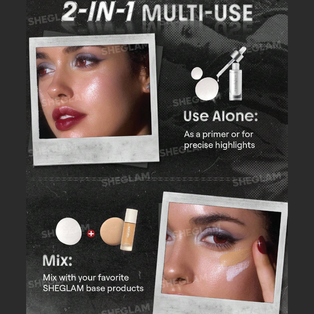 The Twilight Saga X SHEGLAM Vamp Skin Highlighter Drops