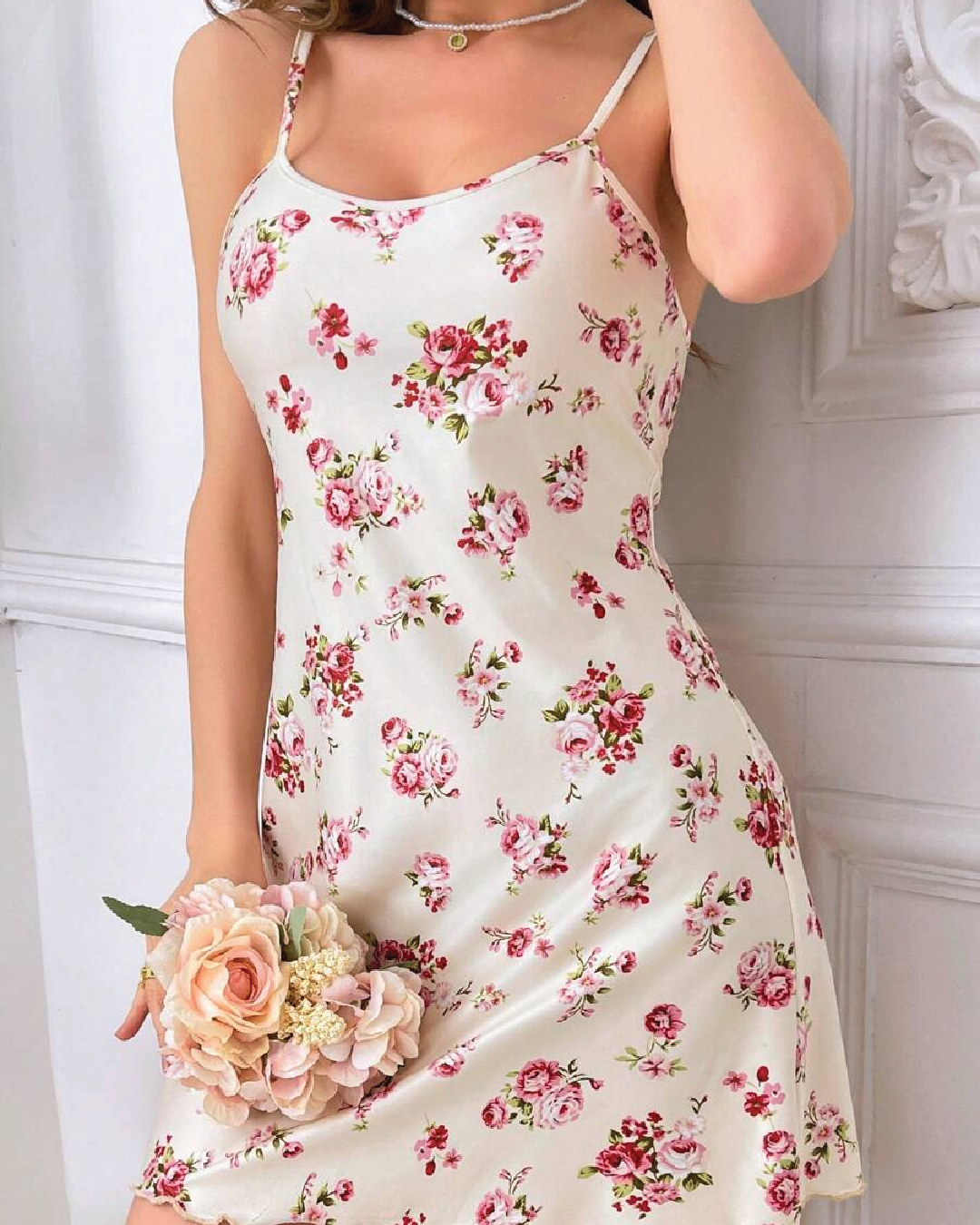 Floral Print Camisole Nightdress
