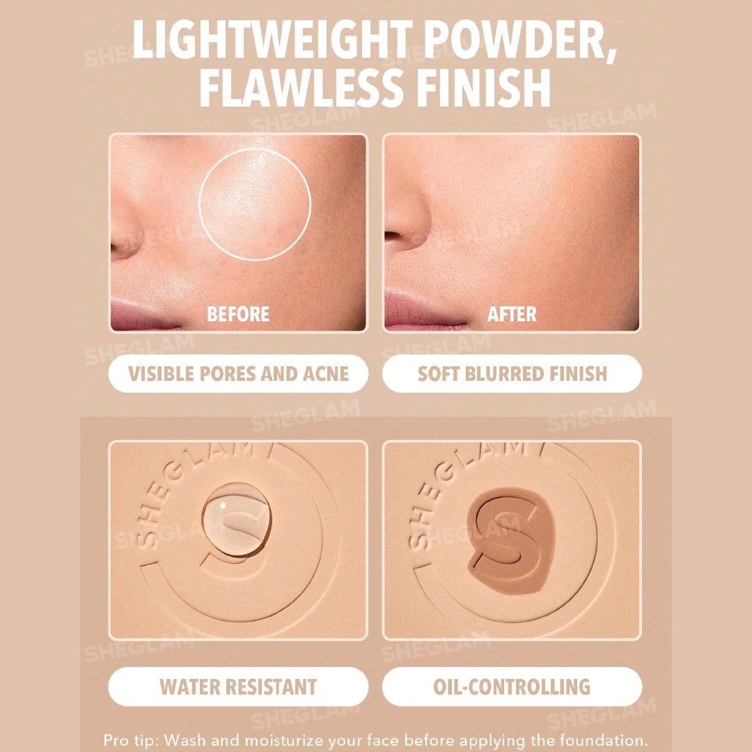 Skin-Focus High Coverage Powder Foundation