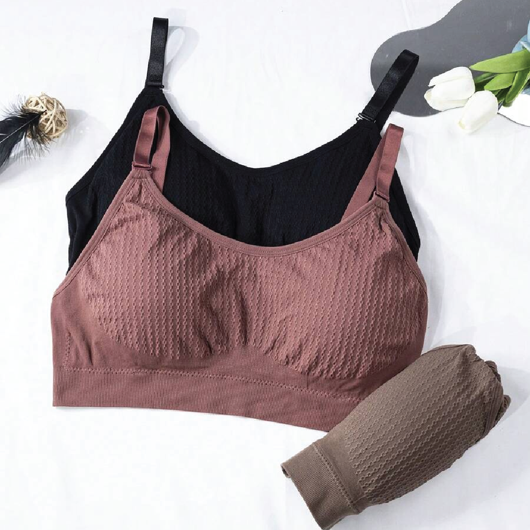Plus Size Seamless Wireless Bras Without Padding
