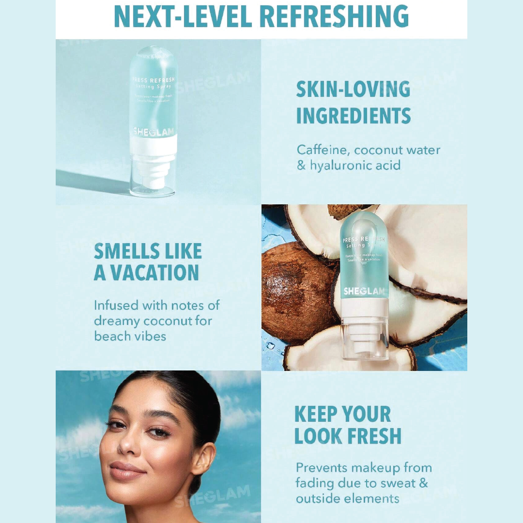 Press Refresh Setting Spray