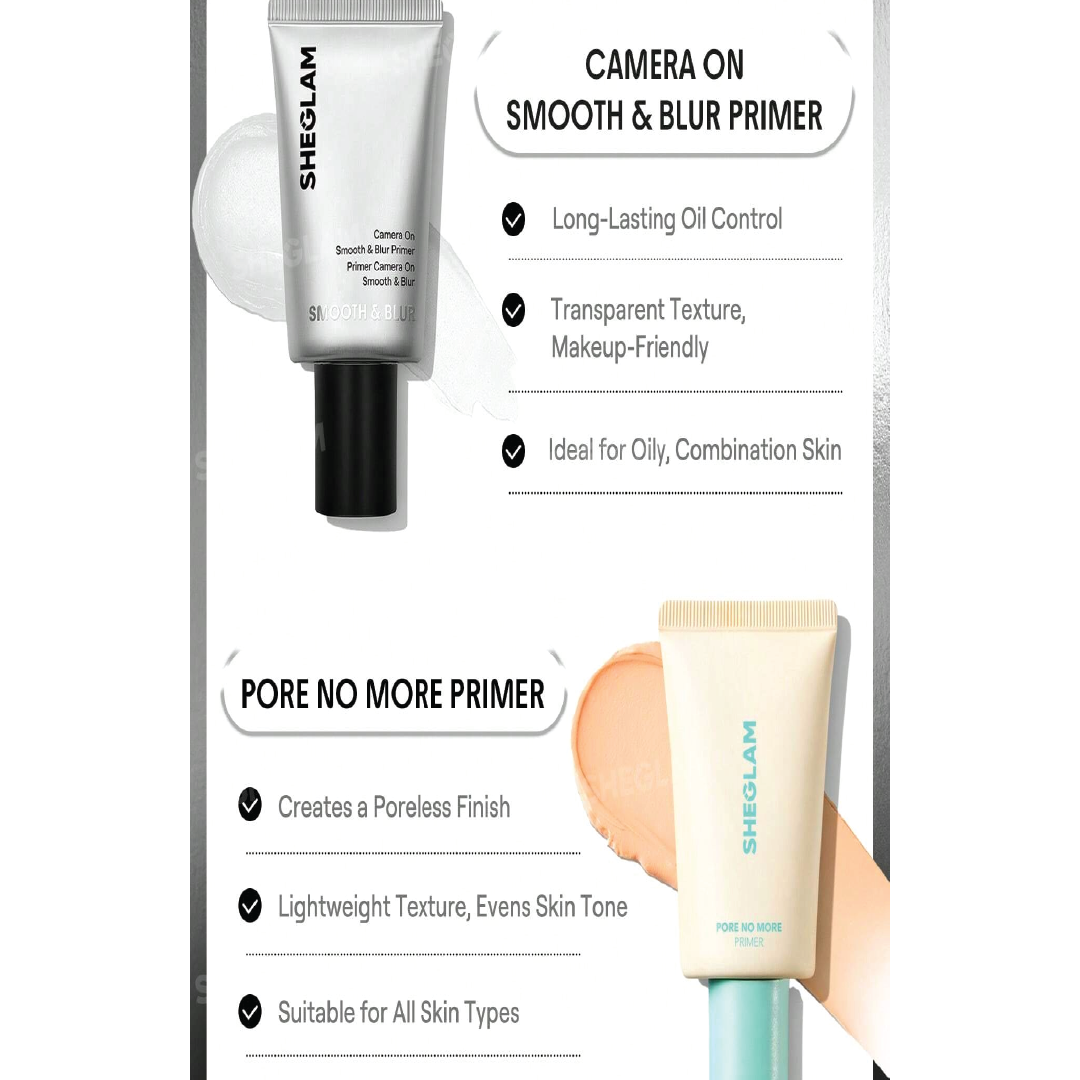 Camera On Smooth & Blur Primer