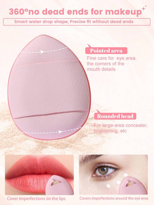 14pcs Makeup Sponge & Puff Set with Storage Case