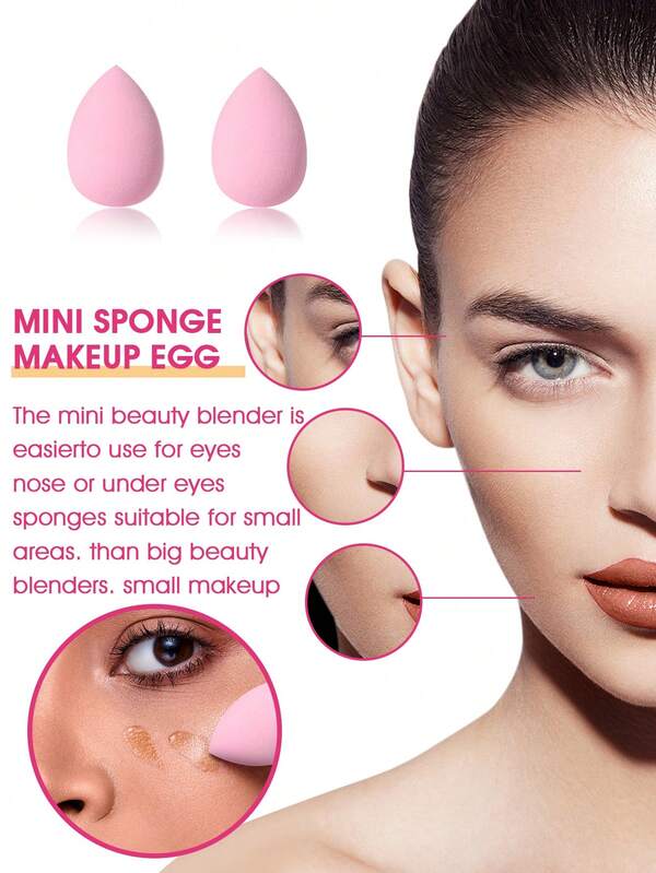 14pcs Makeup Sponge & Puff Set with Storage Case
