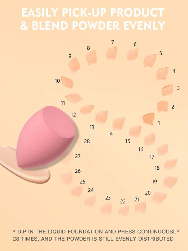 14pcs Makeup Sponge & Puff Set with Storage Case