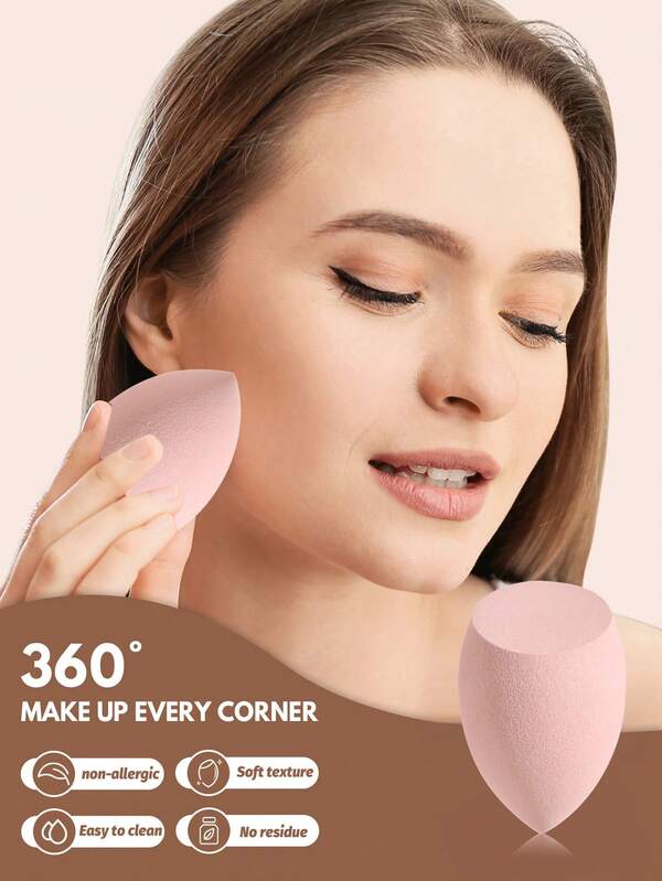 14pcs Makeup Sponge & Puff Set with Storage Case