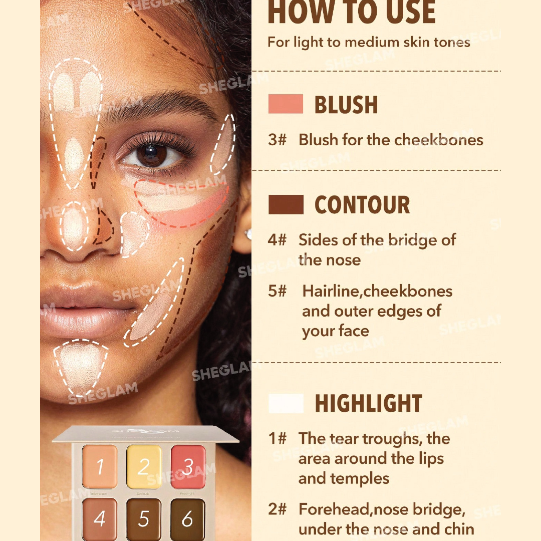 Stereo Face Six Palette