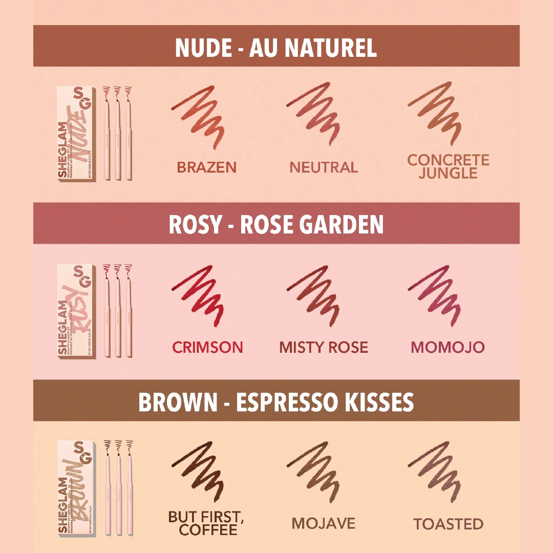 So Lippy Lip Liner Set