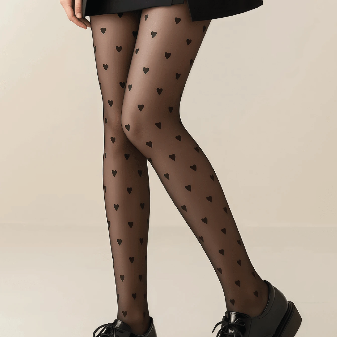 1 pair Heart Pattern women's Socks