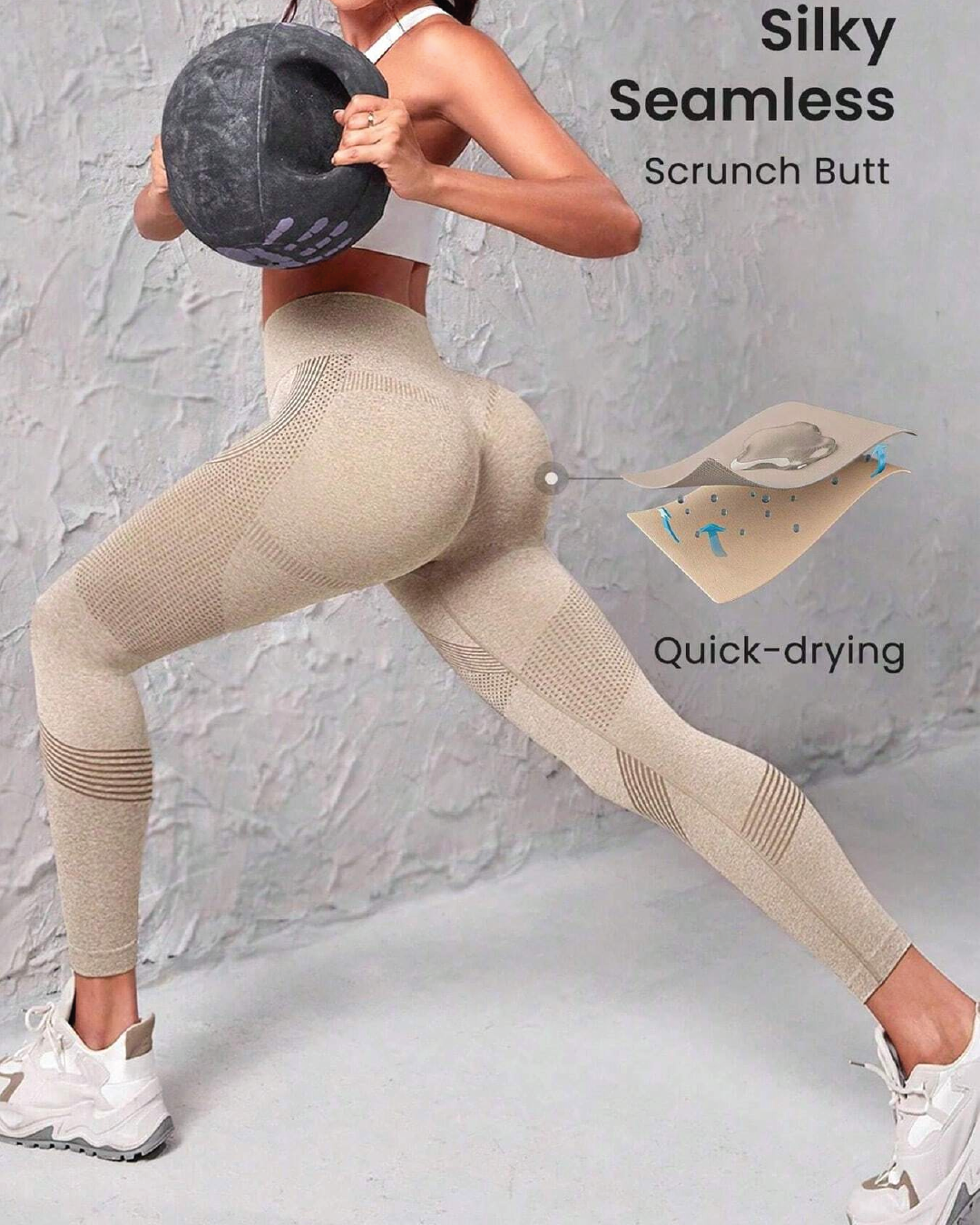 Seamless Outdoor Sports Yoga Pants